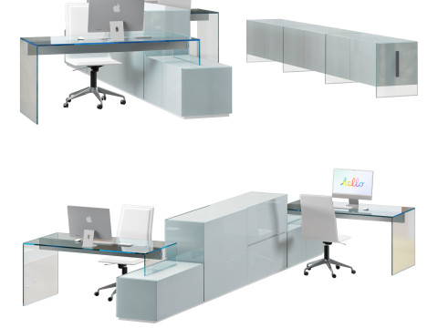 Gallotti and radice air 1 up desk Modelo 3D