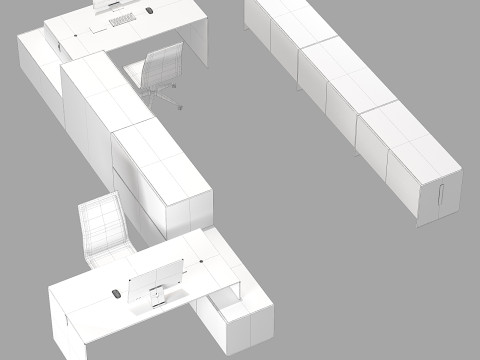 Gallotti and radice air 1 up desk Modelo 3D