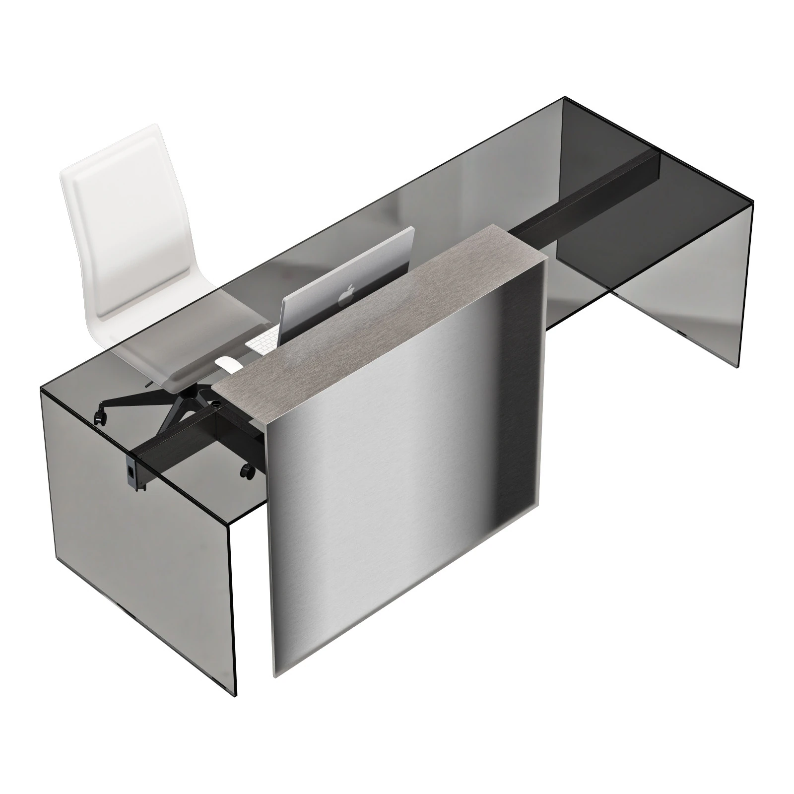Gallotti and radice air desk modesty 3D Model .c4d .max .obj .3ds .fbx .stl .blend 
