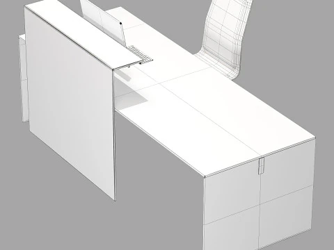 Gallotti and radice air desk modesty 3D Model