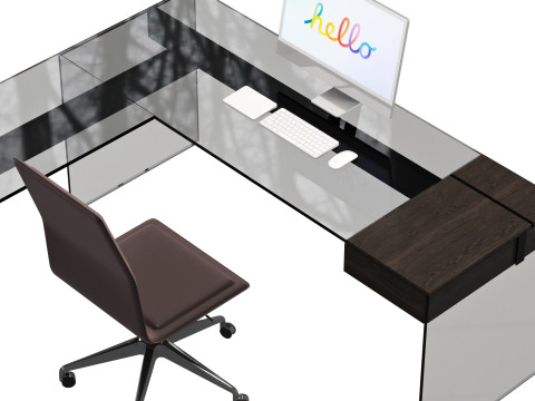 Gallotti and radice air desk w 3D मॉडल