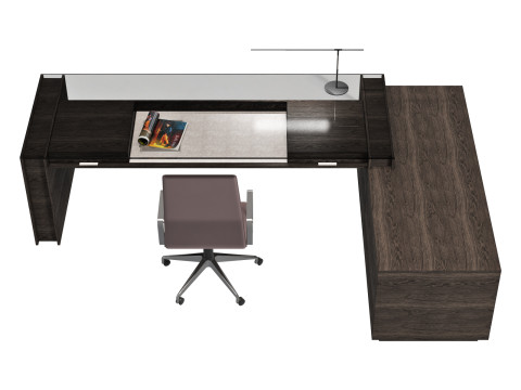 Gallotti and radice milano 1 desk 3D 모델