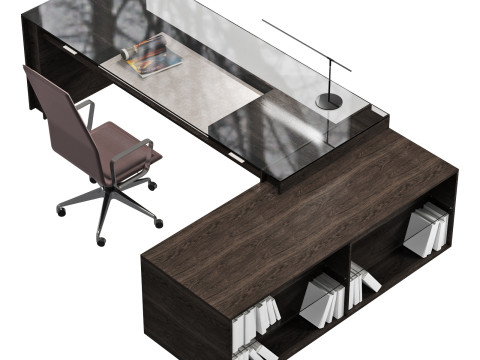 Gallotti and radice milano 1 desk 3D 모델