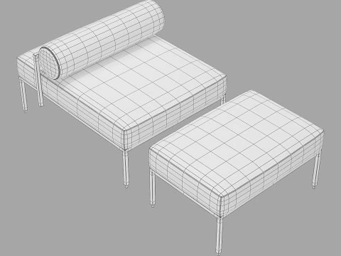 Banco Gallotti e Radice Oly Modelo 3D