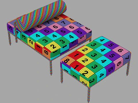 Banco Gallotti e Radice Oly Modelo 3D