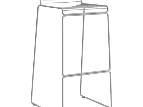 HAY hee-bar stool high Modelo 3D