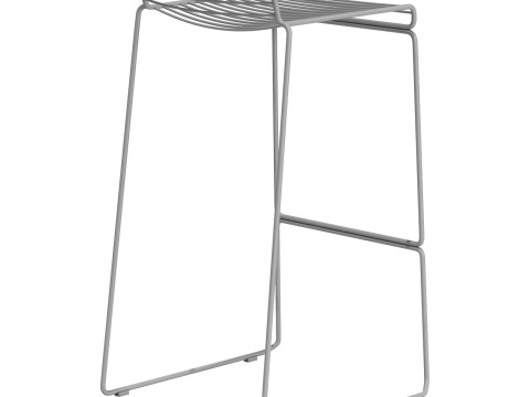 HAY hee-bar stool high Modelo 3D