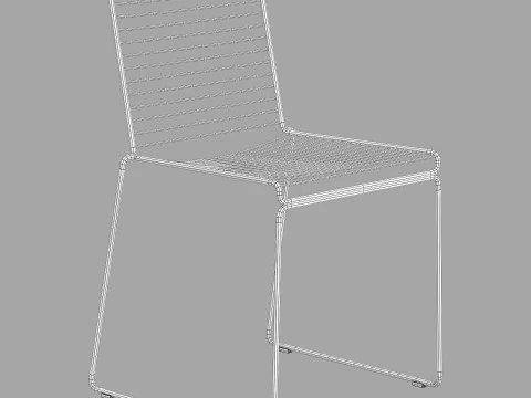 Hay hee-dining chair 3D Model