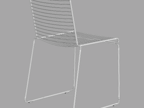 Hay hee-dining chair 3D Model