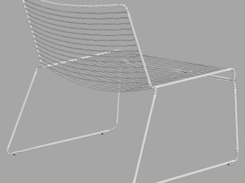 HAY hee-lounge chair Modelo 3D