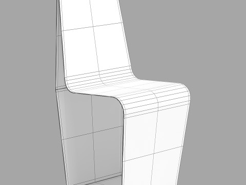 Lusent35 press pause chair Modelo 3D