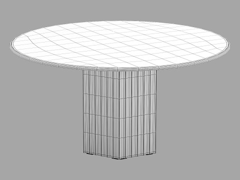 Moroso dining set get lucky chair-rows table D150 Modelo 3D