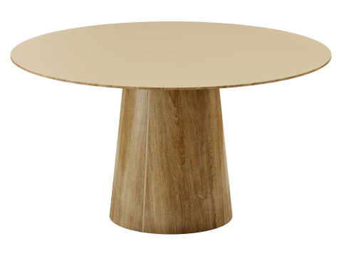 Conjunto de jantar Moroso tulp cadeira-vol mesa redonda Modelo 3D