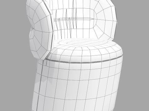 Moroso get lucky armchair 3D Model