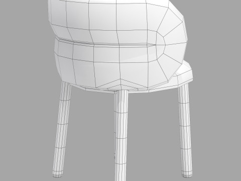 Moroso get lucky chair Modelo 3D