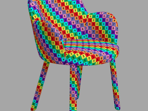 Moroso tulp chair-wood legs Modelo 3D
