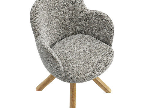 Moroso Tulp Swivel Chair 3D मॉडल