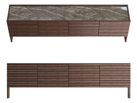 Moroso rows sideboard 3D Model