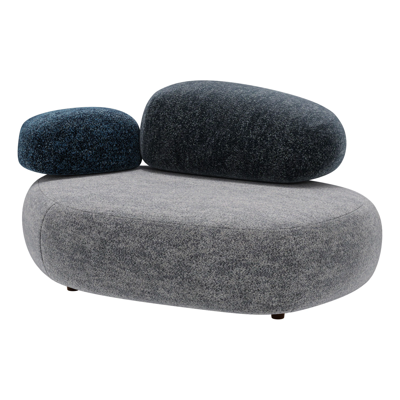 Moroso pebble element A3 3D Model .c4d .max .obj .3ds .fbx .stl .blend 