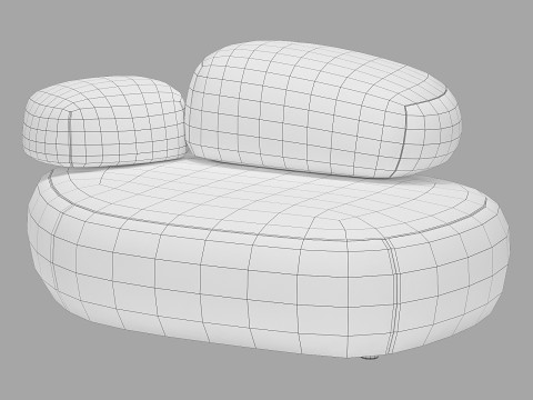 Moroso pebble element A3 3D Model