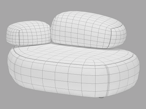 Moroso pebble element A3 3D Model