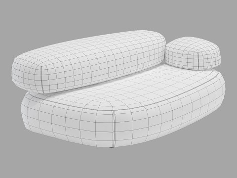 Moroso pebble element B2 3D Model