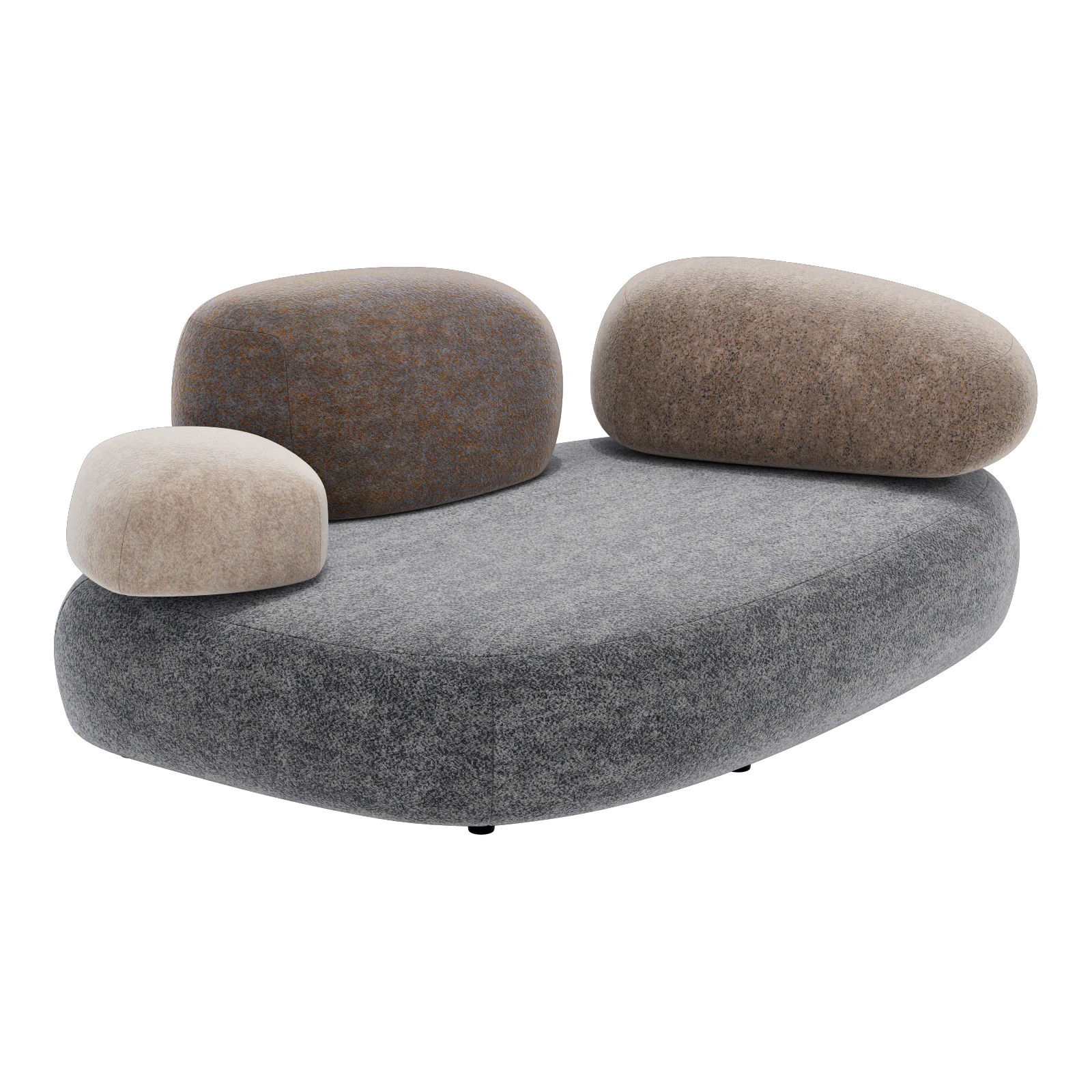 Moroso pebble element B3 3D Model .c4d .max .obj .3ds .fbx .stl .blend 
