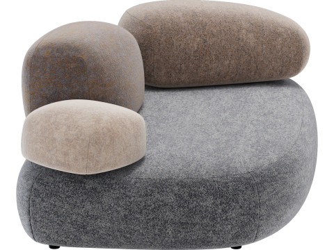 Moroso pebble element B3 3D Model