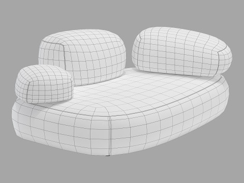 Moroso pebble element B3 3D Model