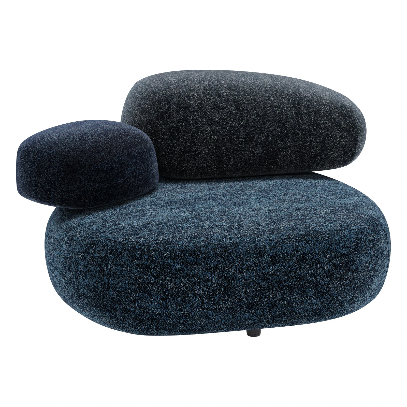 Moroso pebble element C1 3D Model .c4d .max .obj .3ds .fbx .stl .blend