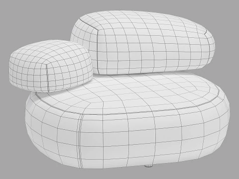 Moroso pebble element C1 3D Model