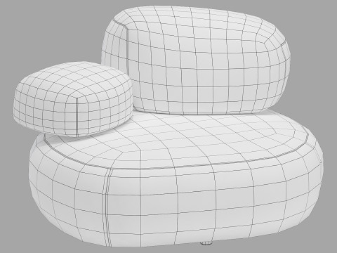 Moroso pebble element C2 3D Model