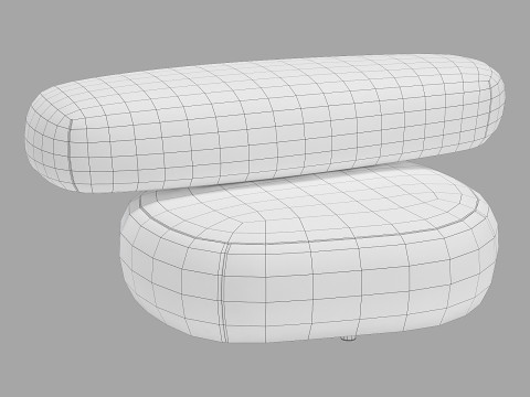 Moroso pebble element C4 3D Model
