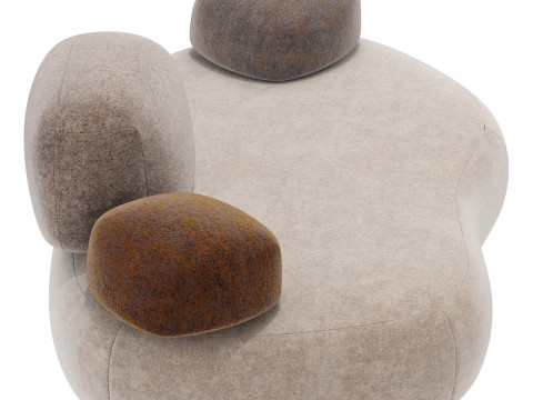 Moroso pebble element D1 3D Model