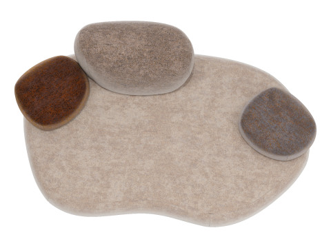 Moroso pebble element D1 3D Model