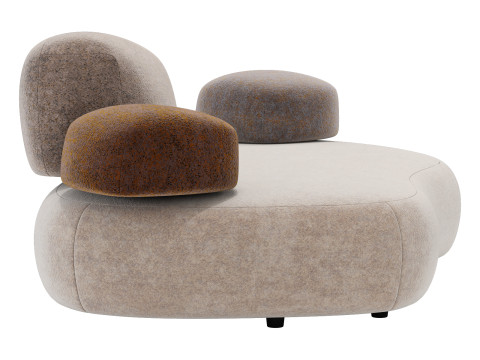 Moroso pebble element D1 3D Model
