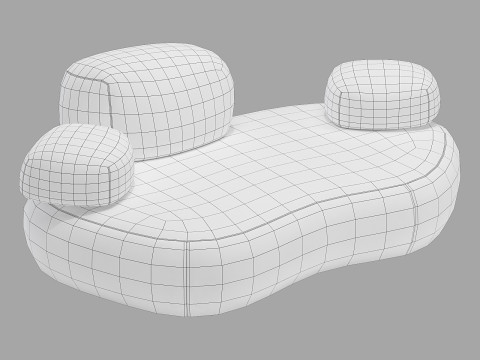 Moroso pebble element D1 3D Model