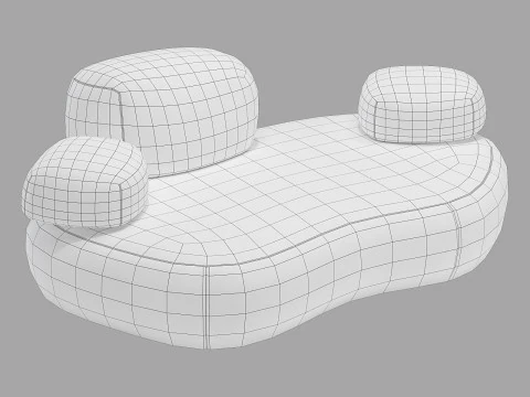 Moroso pebble element D1 3D Model