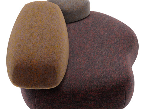 Moroso pebble element D2 3D Model