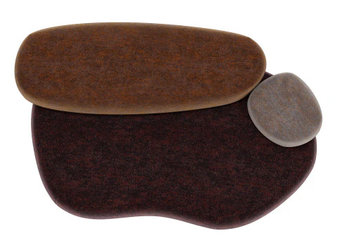 모로소 조약돌 요소 D2 3D 모델