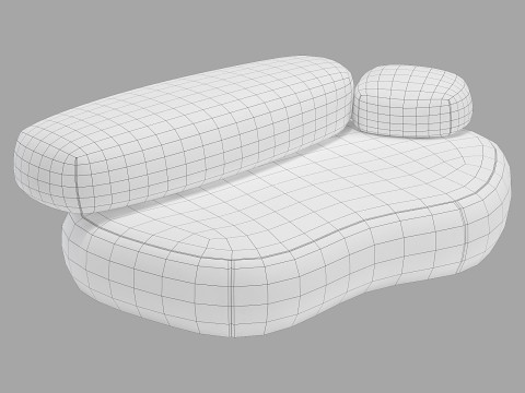 Moroso pebble element D2 3D Model