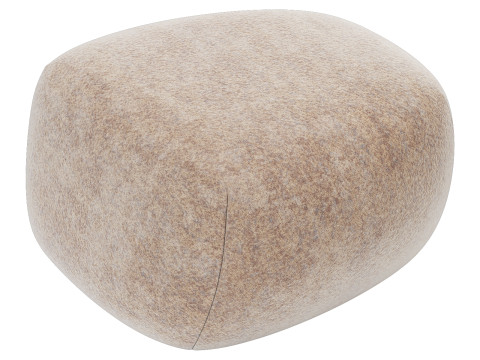 Moroso pebble ottoman 3D Model