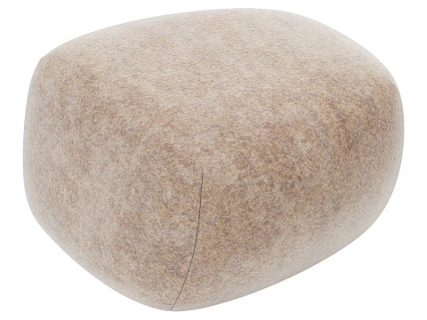 Moroso pebble ottoman 3D Model