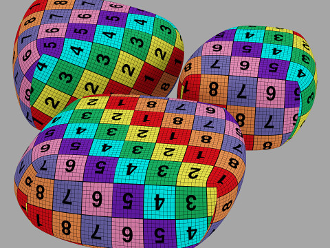 Moroso pebble ottoman 3D Model