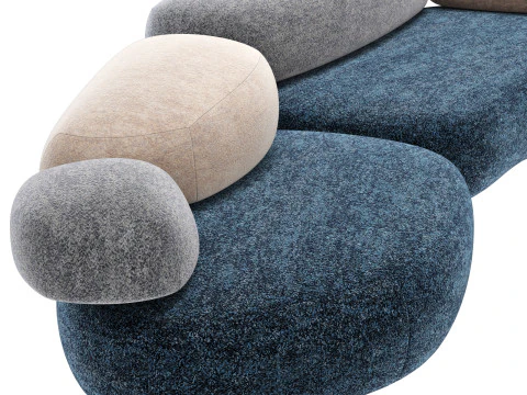 Moroso sistema di ciottoli set 001 Modello 3D