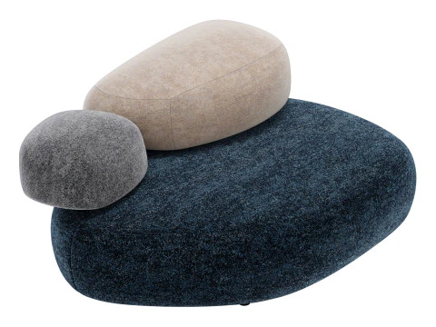 Moroso sistema di ciottoli set 001 Modello 3D