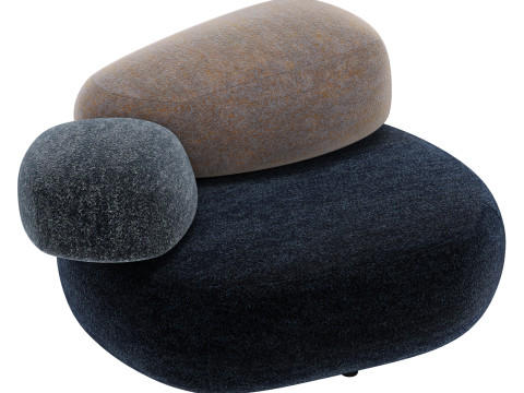 Moroso pebble system set 001 Modelo 3D