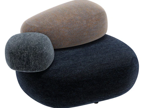 Moroso sistema di ciottoli set 001 Modello 3D