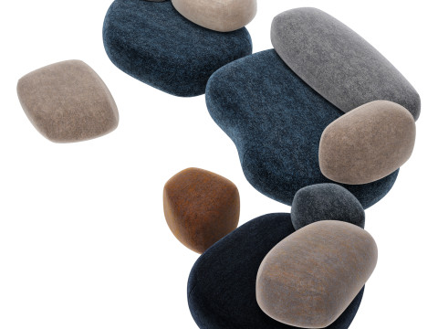 Moroso pebble system set 001 Modelo 3D