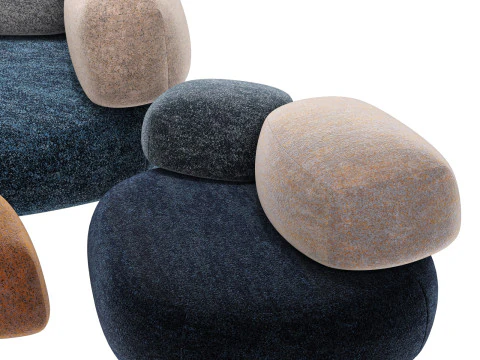 Moroso sistema di ciottoli set 001 Modello 3D